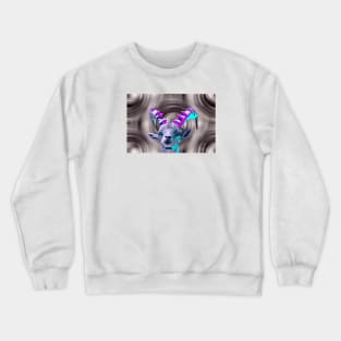 Capricorn y / Swiss Artwork Photography Crewneck Sweatshirt